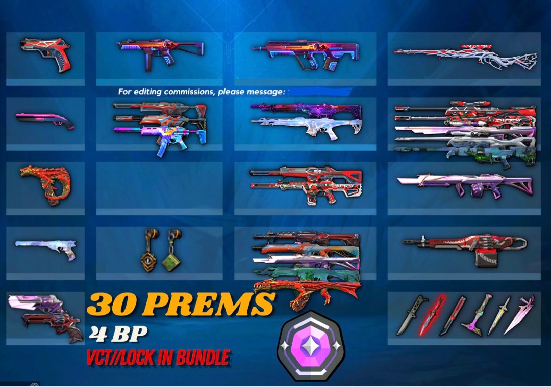 Vct bundle + Xenohunter knife 30 PREMIUMS CHEAP VALORANT ACCOUNT, Video