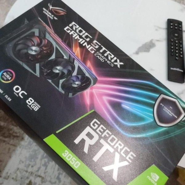 VGA ASUS ROG STRIX GAMING RTX 3050 OC EDITION 8GB GDDR6 on Carousell