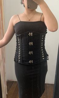 Vintage black corset