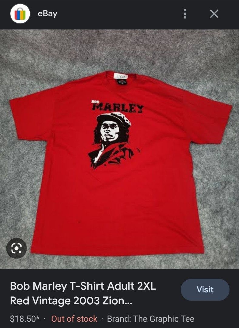 Vintage Bob Marley Shirt, Men's Fashion, & Sets, Tshirts & Polo Shirts on Carousell