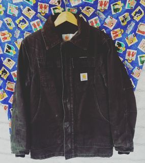 Vintage Carhatt distressed long jacket