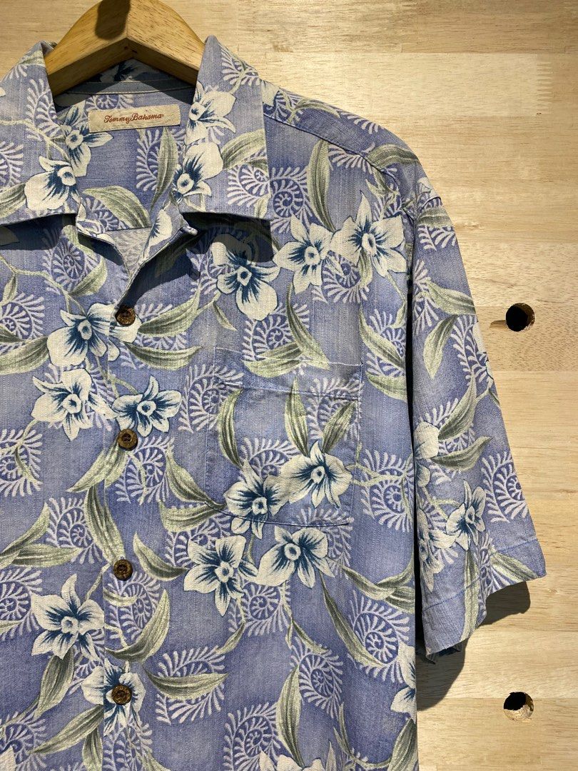 Vintage tommy bahama hawaiian shirts top
