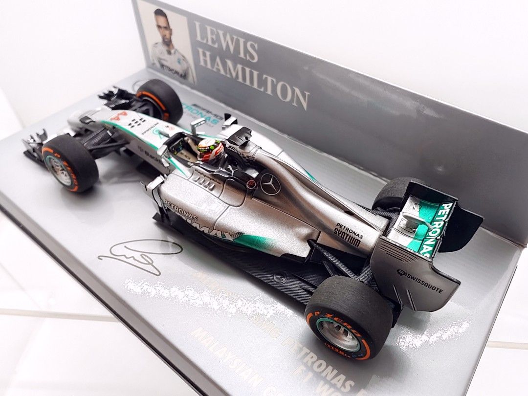 開封】1/43 Mercedes F1 W05 WINNER MALAYSIA GP 2014 PETRONAS #44-