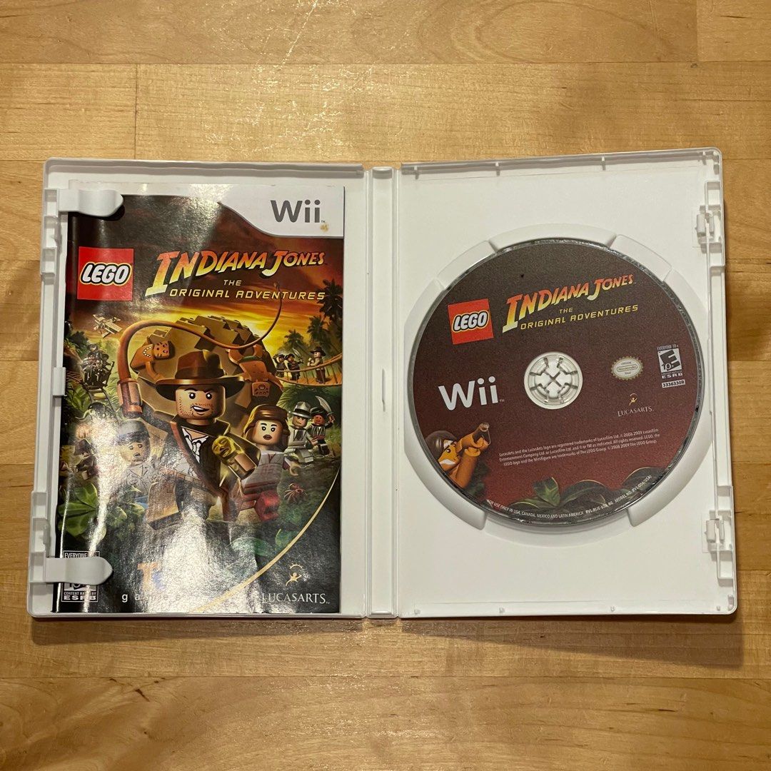 Wii LEGO Indiana Jones The Original Adventure, Video Gaming, Video
