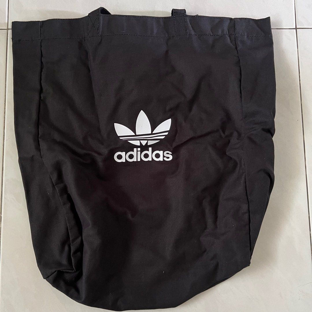 WTS Adidas Black Tote Bag, Women's Fashion, Bags Wallets, Tote