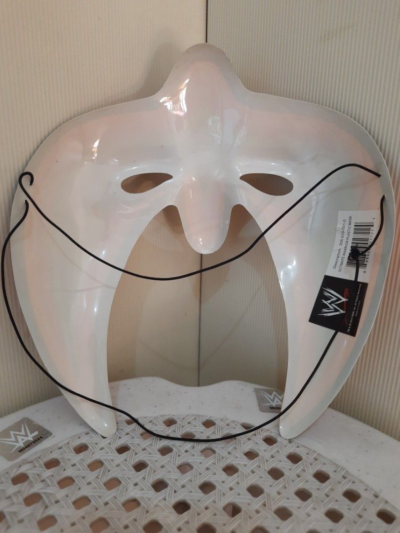 WWE Authentic Ultimate Warrior 2014 Mask and Pendant (Category: Western Merchandise) located in San Juan City. Submitted by ged06 (Listing ID 1217682740, Image 2). Description: WWE Authentic Ultimate Warrior 2014 Mask and Pendant 100% Authentic and Original Mask was worn during Ultimate Warrior's 2014 return and last appearance RFS: Decluttering Location: San Juan, Metro Manila Mode of Payment: BPI, Unionbank, G Cash, Maya Item will not be proces