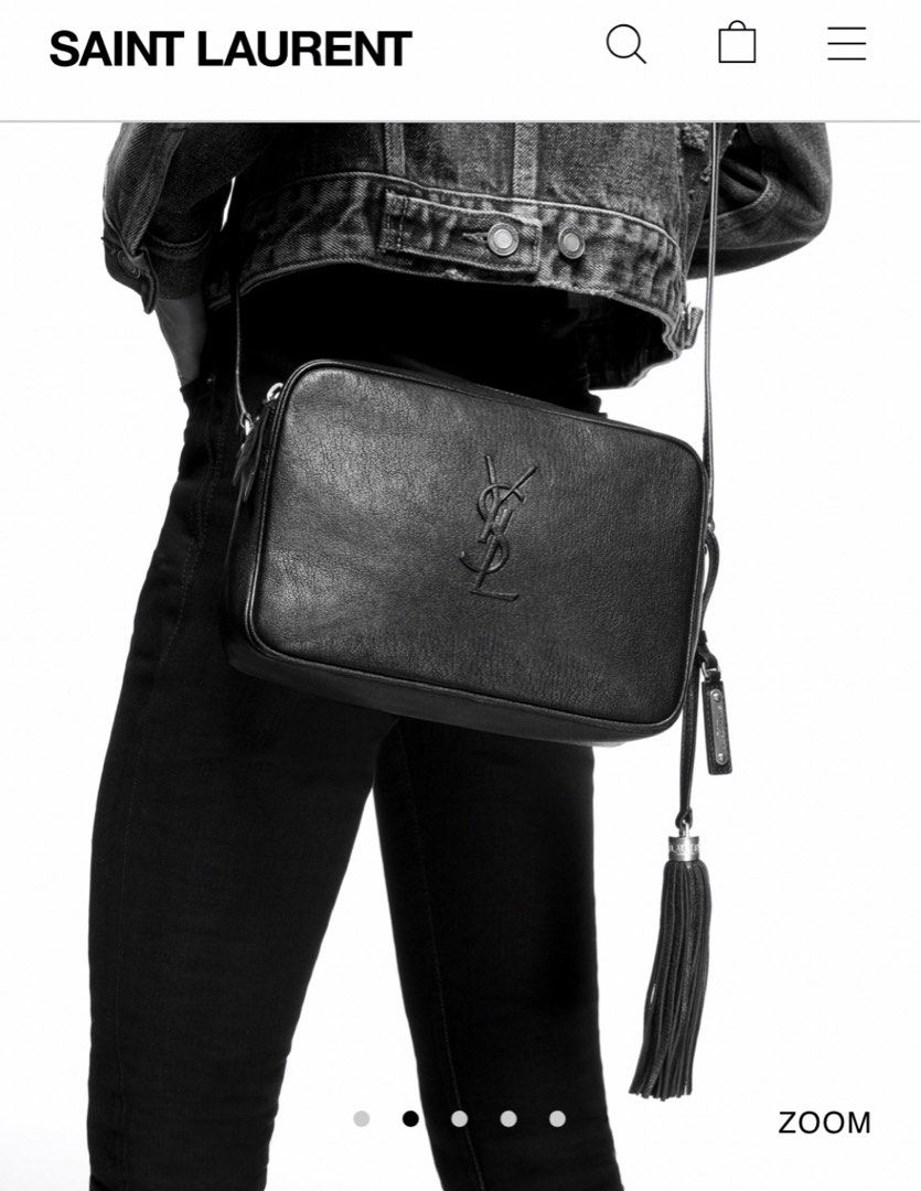 Saint laurent lou camera bag in smooth leather hotsell