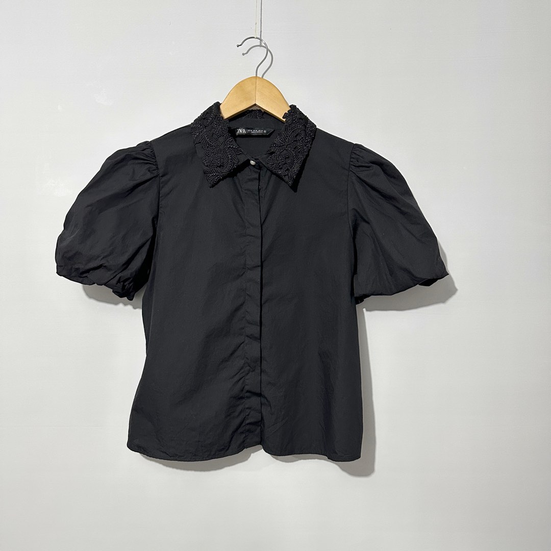 Zora Puff Sleeve - Dark Grey main image 1