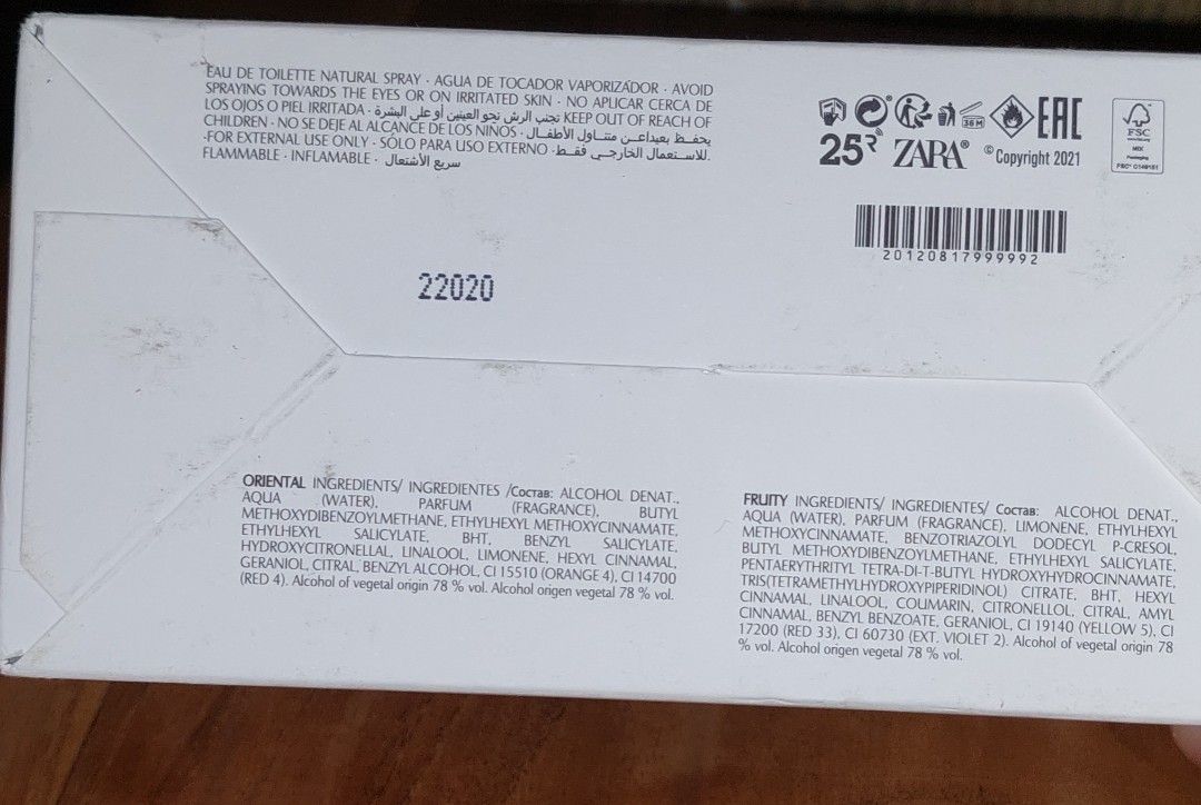 Zara EDT on Carousell