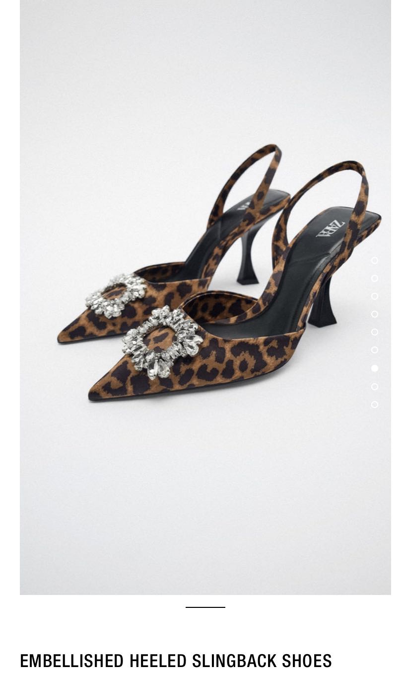 Zara animal print shoes online