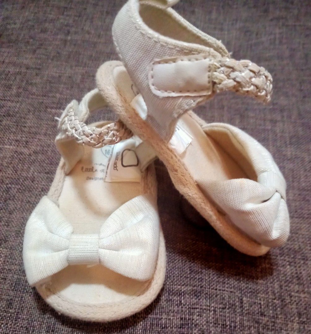 ZY Baby Girl Super Cute White Soft Sandals on Carousell