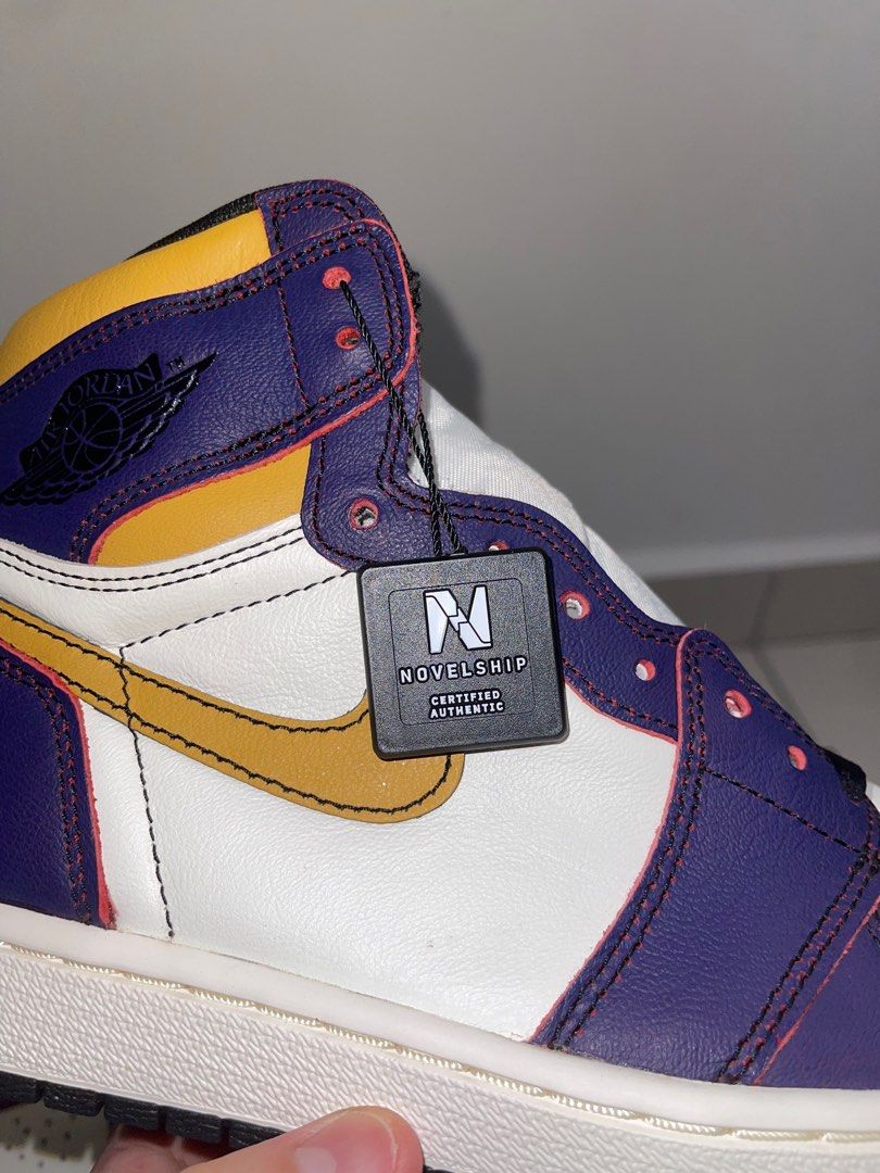 Jordan 1 la shop to chicago fake