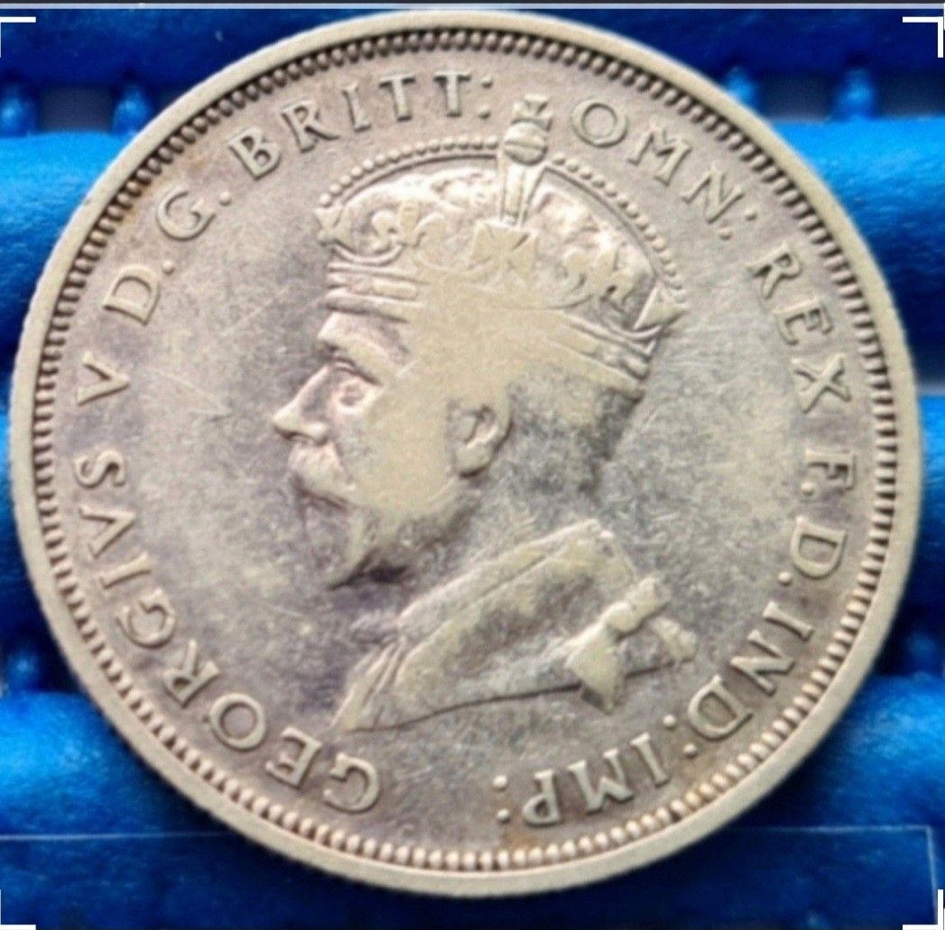 1927 Australia King V One Florin Parliament House Canberra