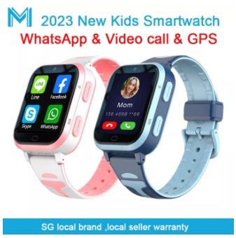 2023 new kids smartwatch with whatsapp phone call wifi bluetooth kids SG  local brand smart watch, Mobile Phones & Gadgets, Wearables & Smart Watches  on Carousell