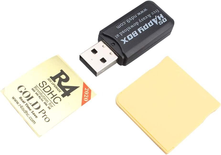 2023 Version R4 R4i Gold SDHC For DS/3DS/2DS/ Revolution Cartridge+USB  Adapter