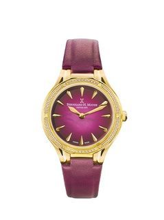 50% OFF NEW Original Bernhard H. Mayer® Women's Le Classique Rosea Diamond Luxury Watch