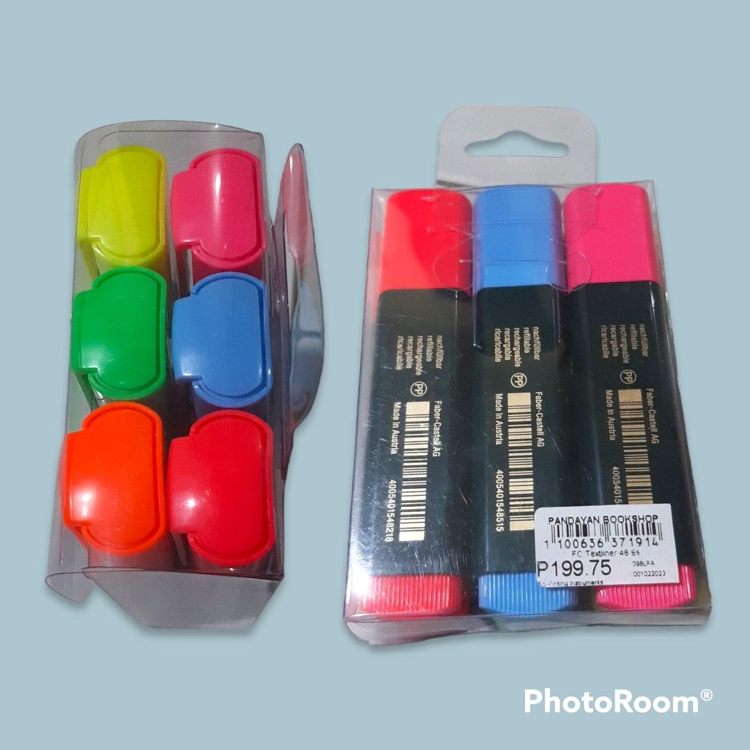 6 pack faber castell highlighter on carousell