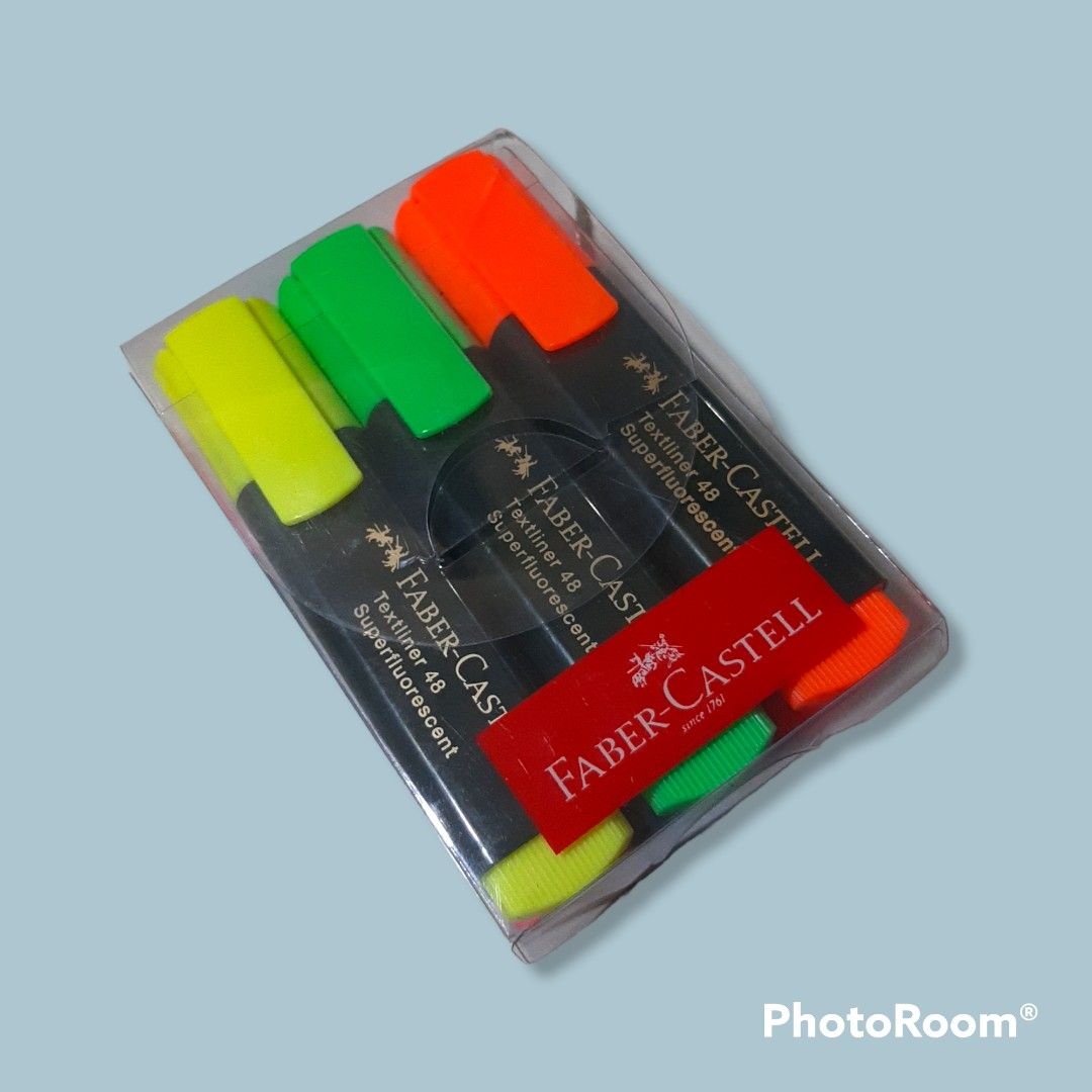 6 pack faber castell highlighter on carousell