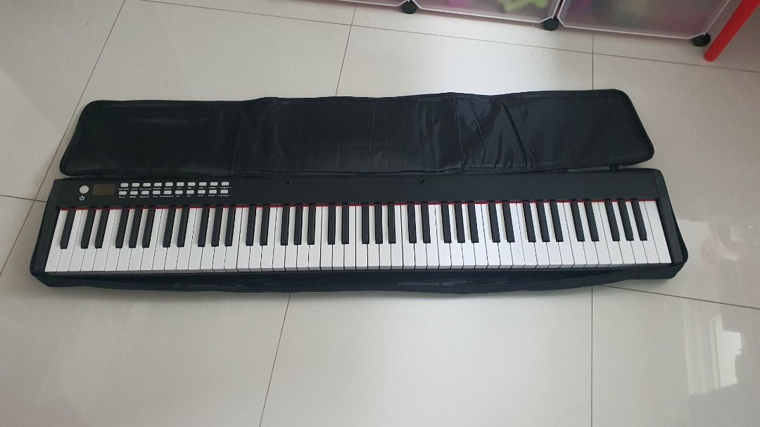 88 keys semi-weighted digital piano keyboard with X-stand, Hobbies ...