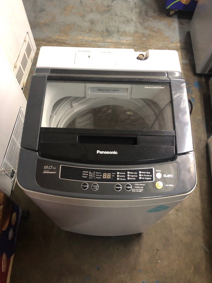 8kg Panasonic TOP load washing machine. Good working condition. 120