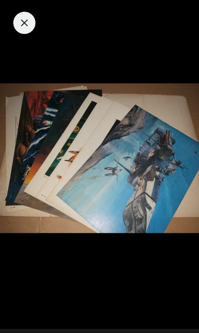 Carousell 最平小學館This is Animation Macross 超時空要塞Original Illustration 機械編Mechanical  Edition 10幅原画原畫宮武一貴高荷義之西川增水河森正治