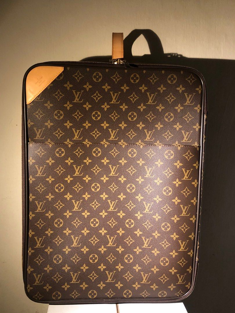 Authentic Louis Vuitton Monogram Pegase 55 Travel Suitcase M23294