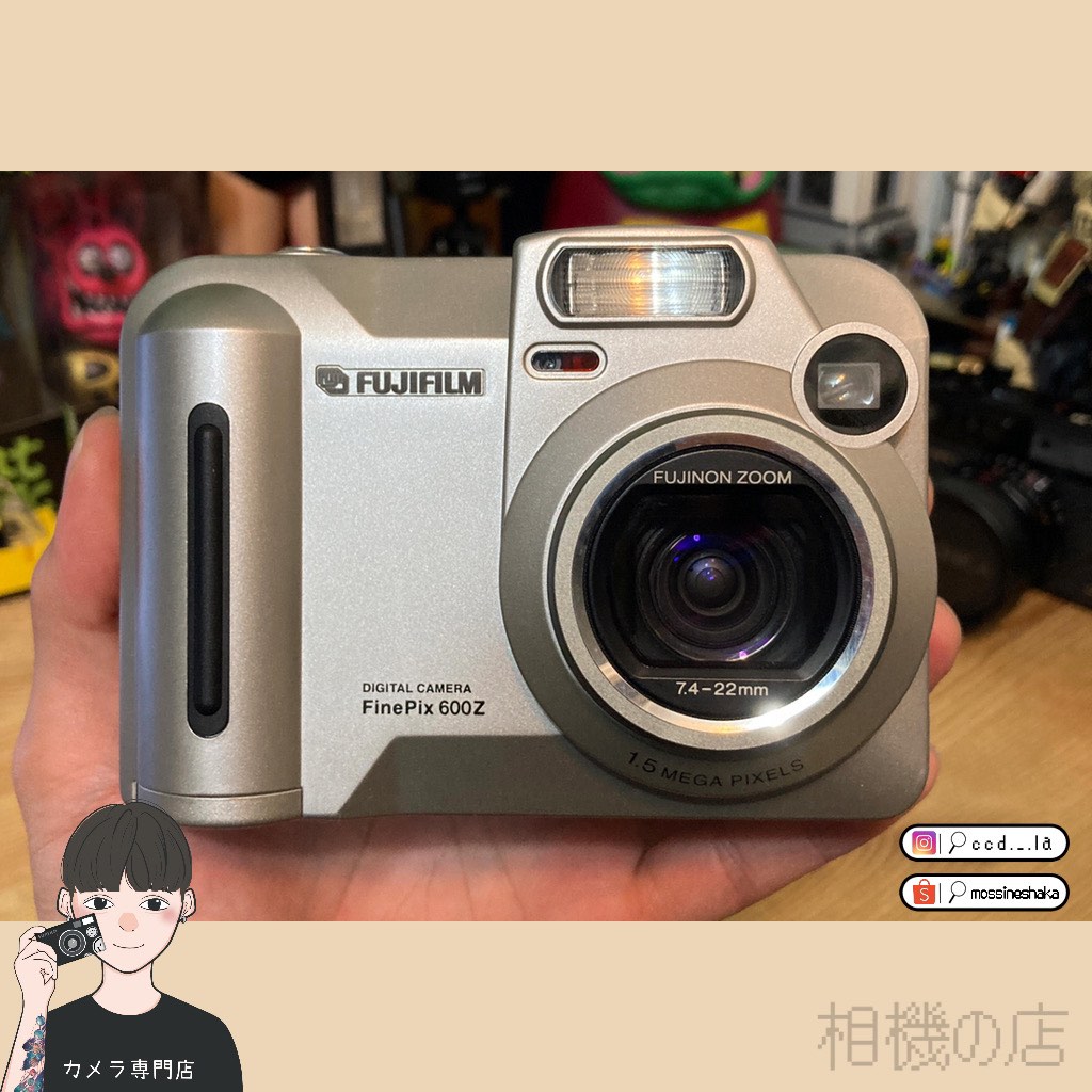 〈相機の店〉 富士FUJIFILM FinePix 600Z 復古CCD相機鈦銀機稀缺 