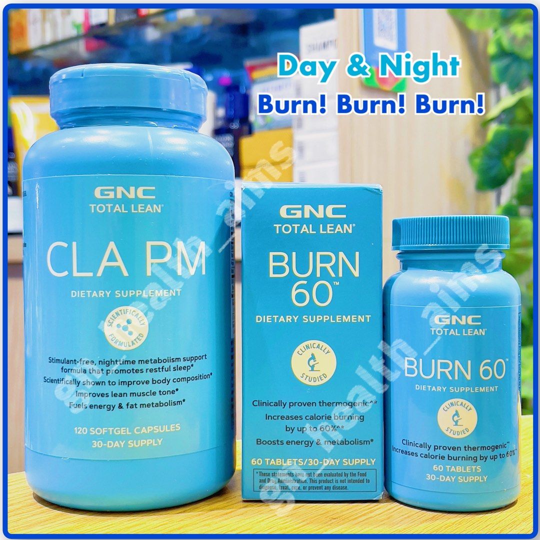 全新現貨）注目商品睡眠燒脂GNC Total Lean CLA PM 晚間配方$308