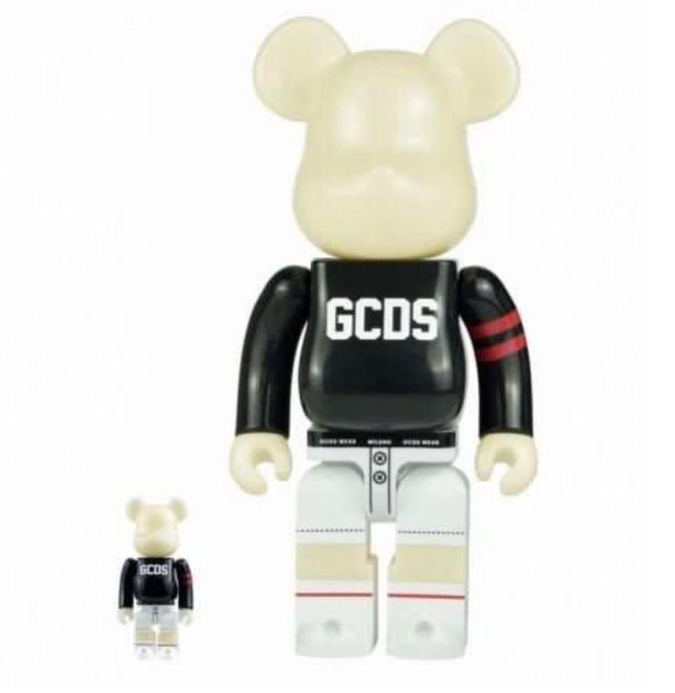 全新未買封Bearbrick 限定夜光GCDS X BE@RBRICK 100%&400%, 興趣及遊戲