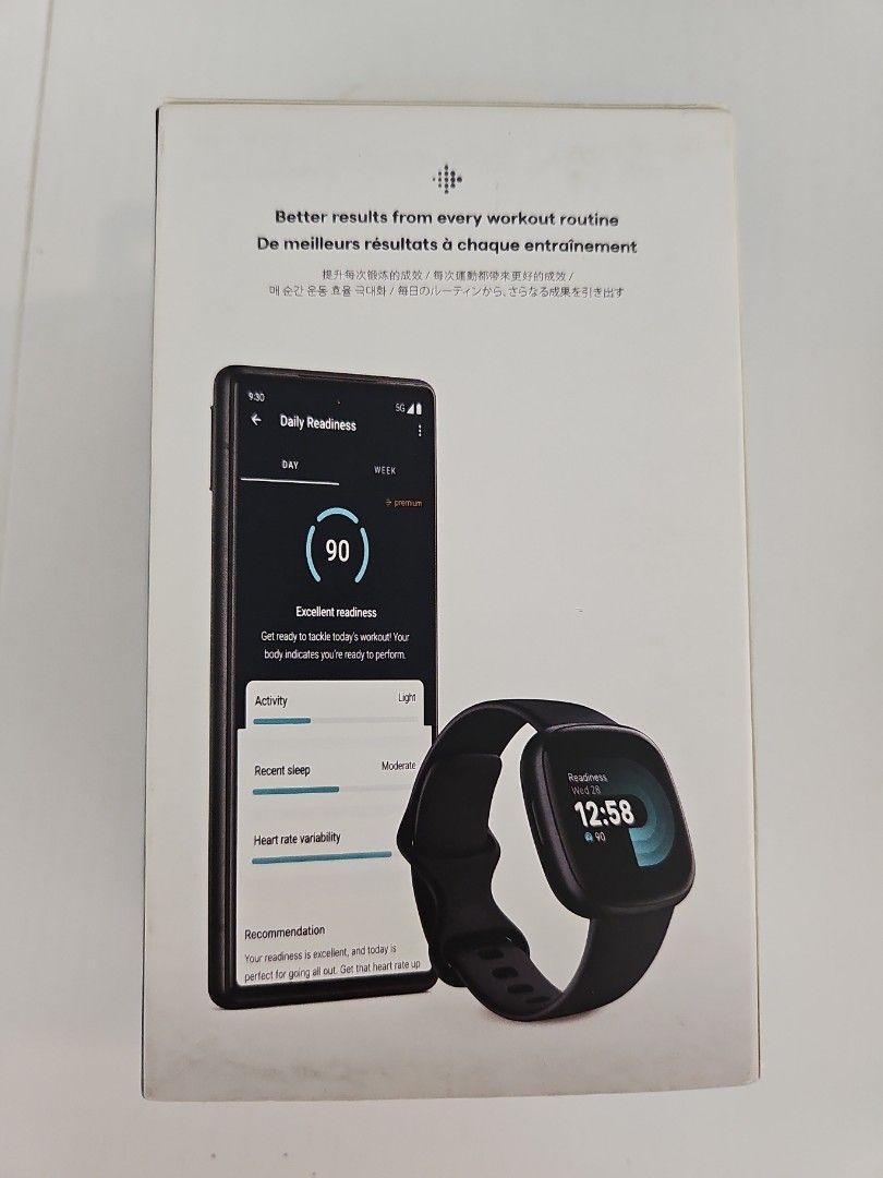 放：全新未開fitbit versa 4 行貨, 手提電話, 智能穿戴裝置及智能手錶
