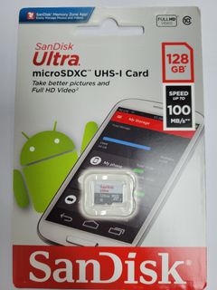 全新 SanDisk 128GB micro SD card