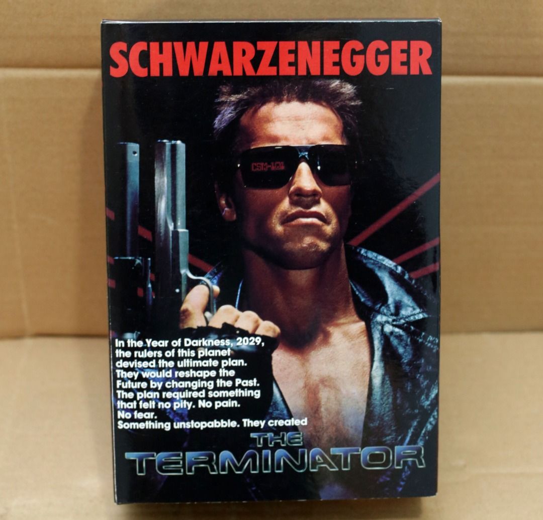 未來戰士 Terminator T800 Tech Noir 阿諾舒華辛力加 PVC Figure NECA, 興趣及遊戲, 玩具 & 遊戲類 ...
