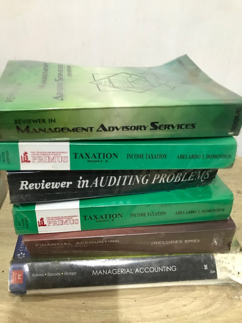 Accounting Books CPA reviewer on Carousell