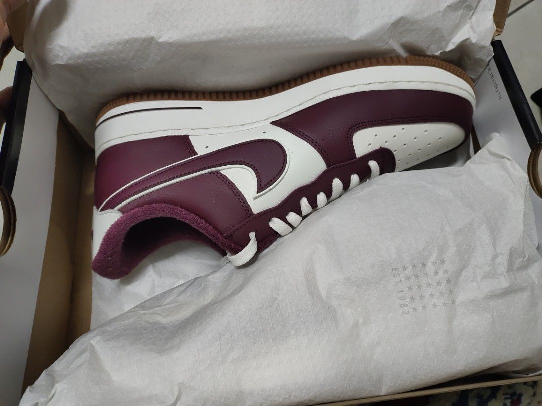 nike air force 1 07 low maroon