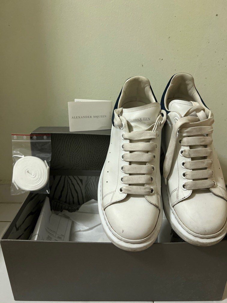 Alexander mcqueen blue sale sneakers