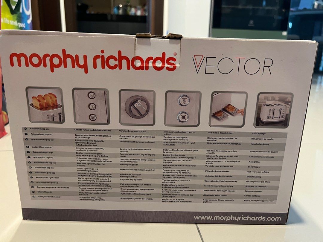Allnew Morphy Richards Toaster, TV & Home Appliances, Kitchen
