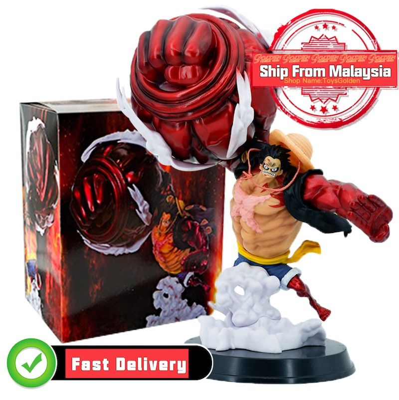 Anime One Piece Monkey D Luffy GK Super Giant Ape King Gun Fourt Action  Figure 30cm PVC Collection Model Toys Gifts, Hobbies & Toys, Toys & Games  on Carousell