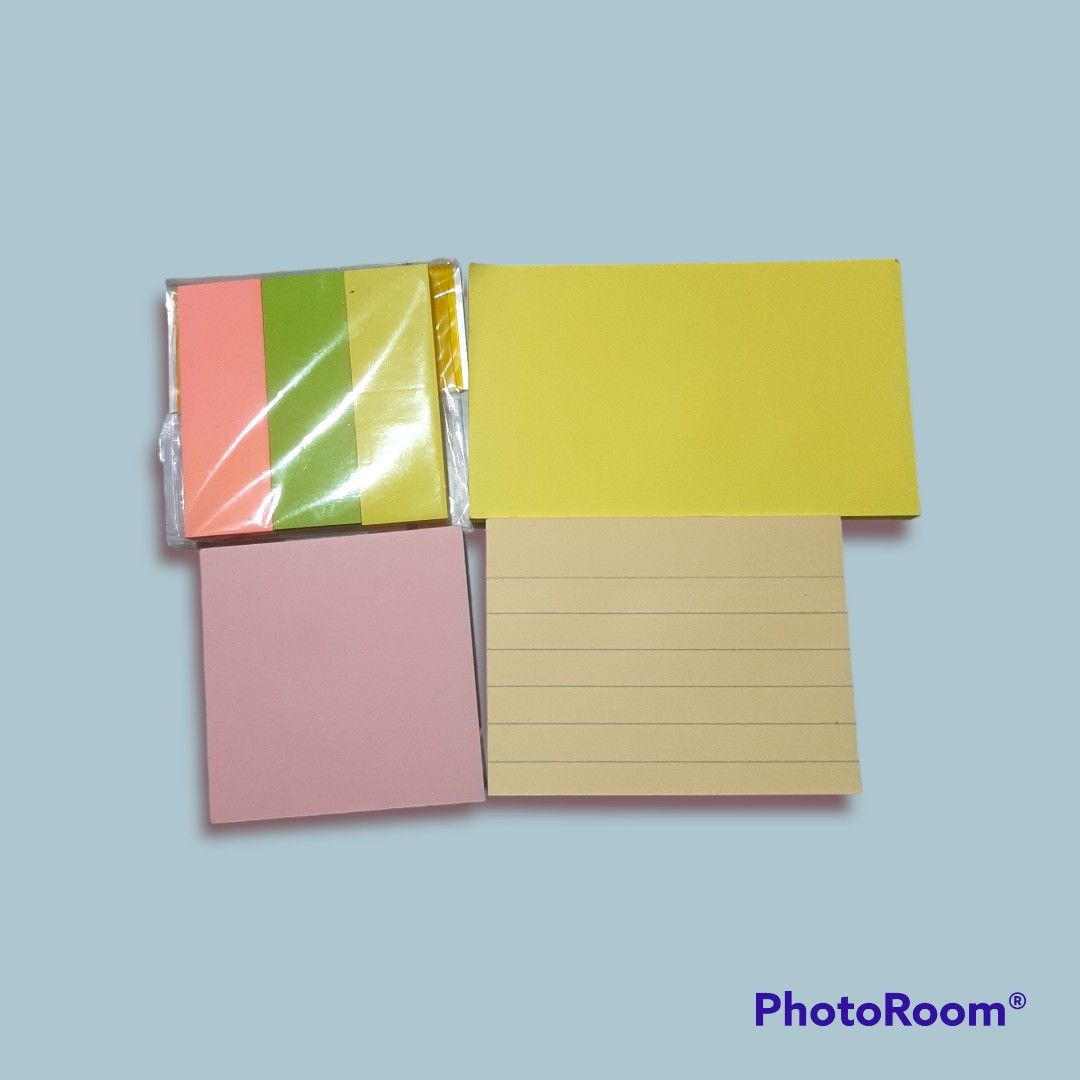 Assorted Sticky Notes Bundle, Hobbies & Toys, Stationary & Craft