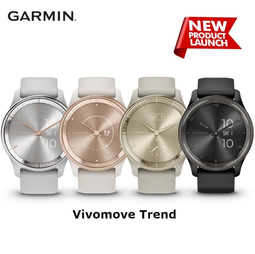 Authentic PM Discount Garmin Vivomove Trend All Colors Ready