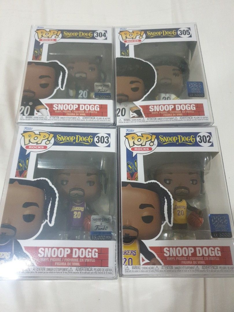 Authentic BNIB Funko Pop - Snoop Dogg Exclusive Set of 4 (Funko