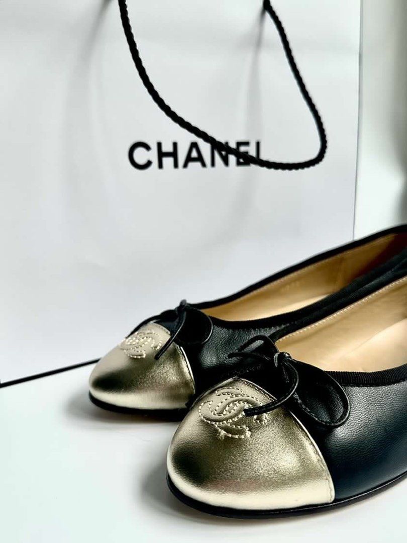 Authentic Chanel Flats Shoes size 37C, Luxury, Sneakers & Footwear on  Carousell
