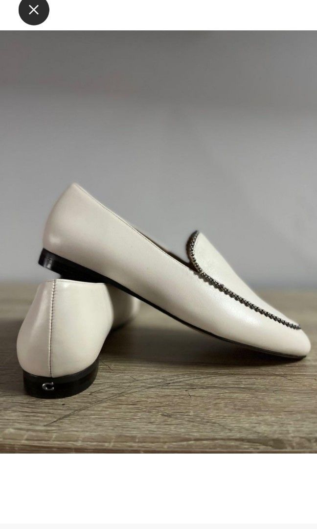 Authentic coach harper bead loafer