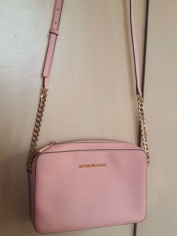 Jet Set Large Saffiano Leather Crossbody Bag – Michael Kors Pre-Loved