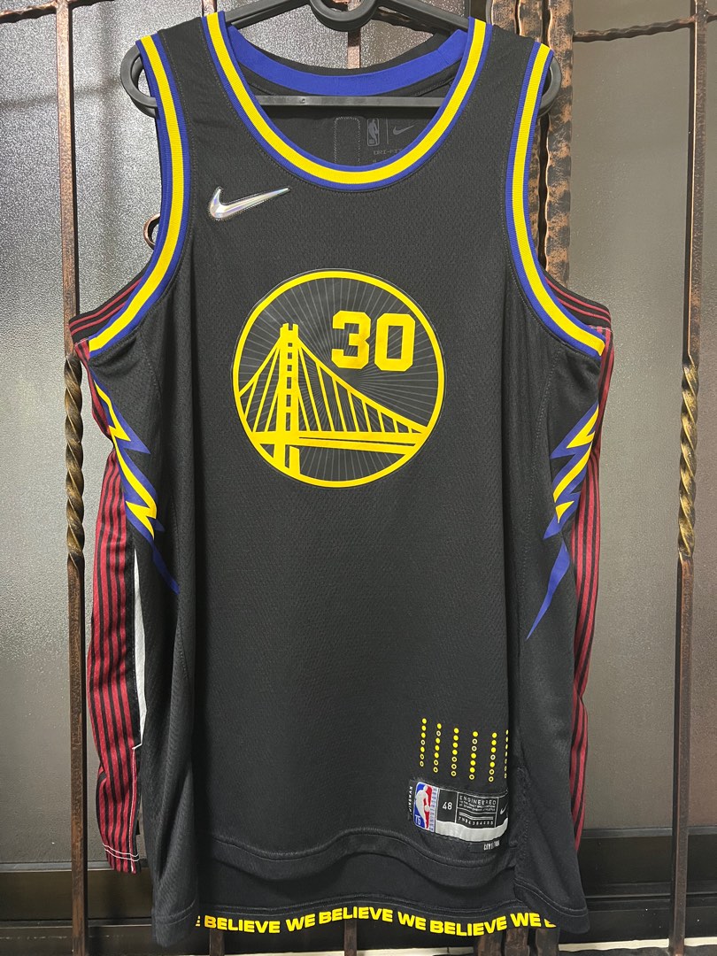 Stephen Curry - Golden State Warriors #30 “NBA 75th Anniversary” Nike City  Edition Swingman Jersey 