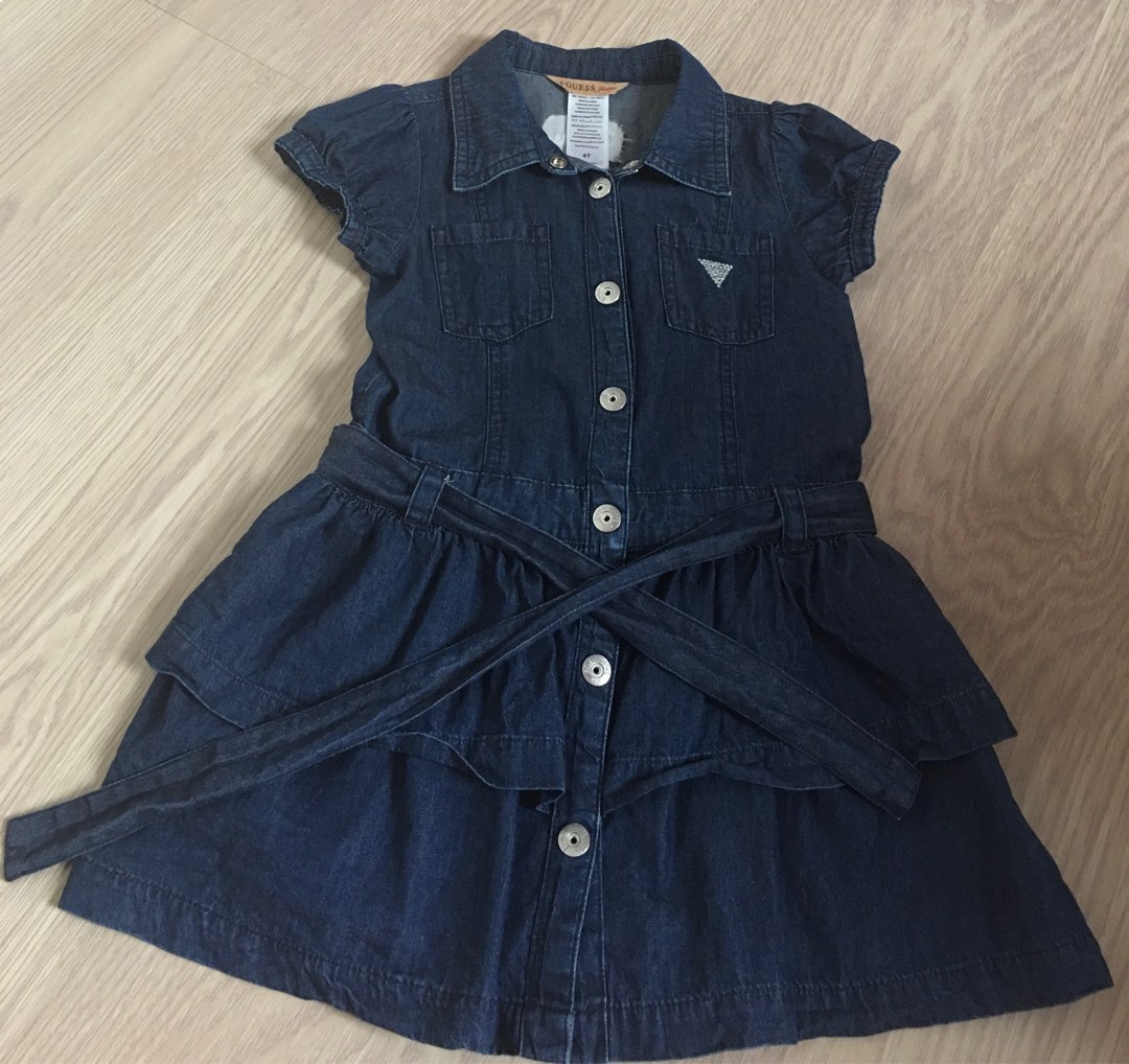 Baby Guess Jeans Denim Dress in Size 4T, Babies Kids, Babies