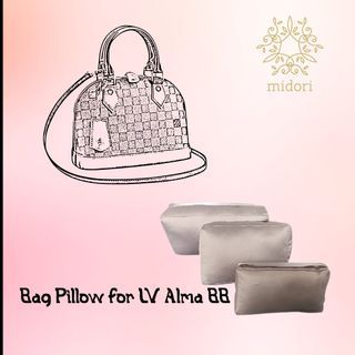  Satin Pillow Luxury Bag Shaper Compatible for the Designer Bag  Alma BB, PM, and MM : Handmade Products