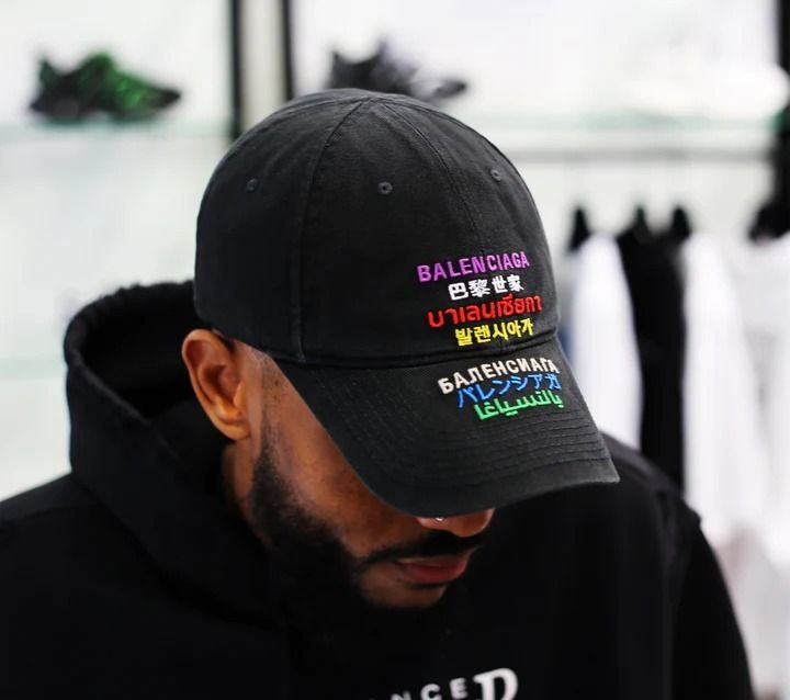 Mens balenciaga cap deals