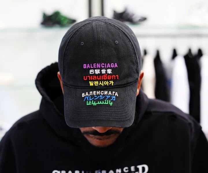 Balenciaga Multi Language Logo Cap [Adjustable]