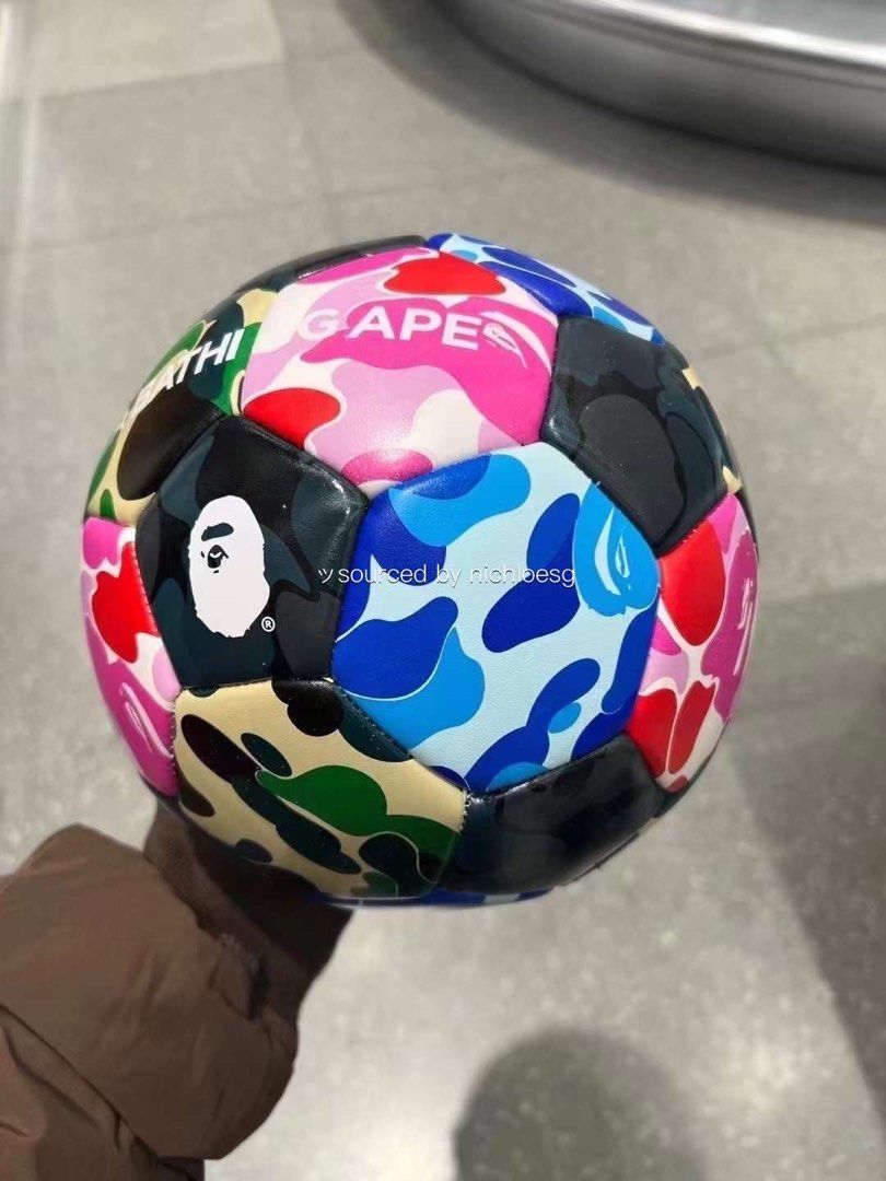 BAPE ABC CAMO SOCCER BALL