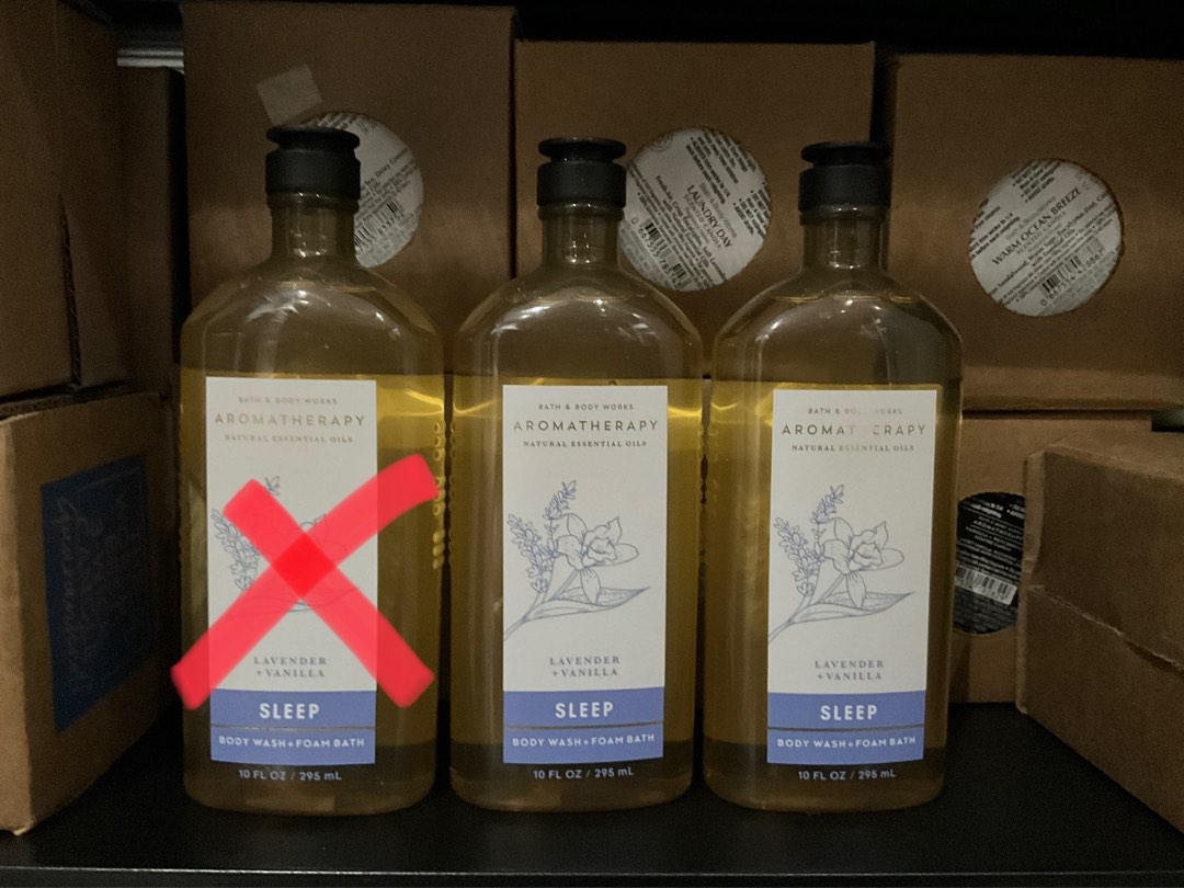 Bath & Body Works Aromatherapy Sleep shower gel, Beauty & Personal Care